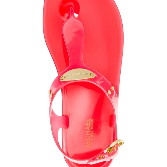 LAST ONE • NIB • Michael Kors Jelly Plate Sandals - Picture 3 of 3